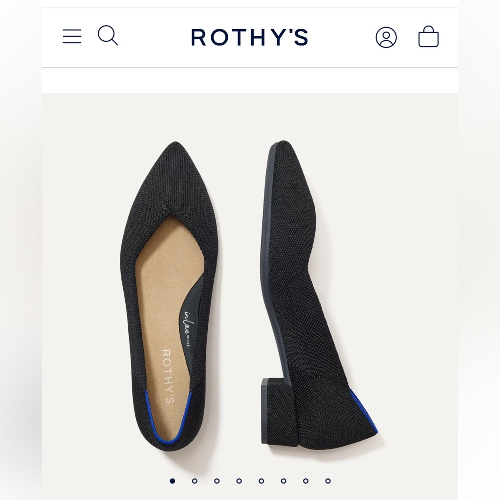 The High Point Rothy’s Black Size 9 - FITS LIKE 8.5